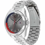 Tommy Hilfiger Men’s Quartz Stainless Steel and Bracelet Casual Watch, Color: Silver (Model: 1791684)