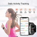 Donerton Smart Watch, Fitness Tracker for Android Phones, Fitness Tracker with Heart Rate and Sleep Monitor, Activity Tracker with IP67 Waterproof Pedometer Smartwatch with Step Counter for Women Men
