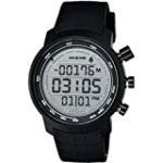 Suunto Elementum Terra Black Rubber/Light Display Digital Display Quartz Watch, Black Silicone Band, Round 51.5mm Case