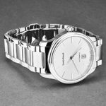 Louis Erard Men’s ‘Heritage’ Silver Dial Silver Stainless Steel Bracelet Automatic Watch 67278AA11.BMA05