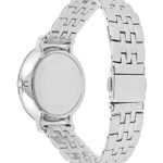 Fossil Women’s Jacqueline Quartz Stainless Steel Three-Hand Date Watch, Color: Silver (Model: ES3433)
