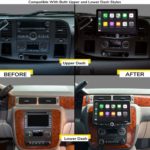 STINGER 10” HEIGH10 Touchscreen Radio Kit for Chevy Silverado/Tahoe/Suburban/GMC Sierra/Yukon (2008-2013) with Apple CarPlay, Android Auto, Bluetooth, GPS Navigation, Custom Dash Kit Interface
