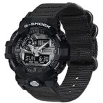 Lijinlan Nylon Replacement Strap for Casio G-Shock Watch Model DW-5600E, DW-5600, DW-5600BB, DW-5700, DW-6900, GW5610, DW-D5500 Series Accessory(Black)