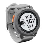 Bushnell iON Edge (Gray) GPS Golf Watch Power Bundle | with PlayBetter Portable Charger & HD Tempered Glass (x2) | Touchscreen, Auto-Course, & Movable Pin | 38,000 Courses | Golfers Rangefinder Watch