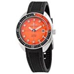 Bulova Men’s Devil Diver Oceanographer Black Rubber Strap Watch 96B350