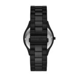 Michael Kors Men’s Slim Runway Quartz Watch with Stainless Steel Strap, Black, 22 (Model: MK8734)