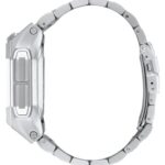 NIXON Regulus SS A1268 – Silver – 100m Water Resistant Men’s Digital Sport Watch (46mm Watch Face, 29mm-24mm Stainless Steel Band)