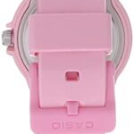 Casio Women’s LRW-200H-4B2VCF Pink Stainless Steel Watch with Resin Band