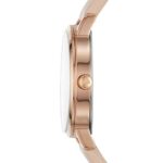 Kate Spade New York Women’s Metro Quartz Stainless Steel and Leather Watch, Color: Rose Gold, Nude (Model: KSW1403)