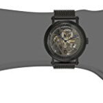 Akribos Automatic Skeleton Mesh Men’s Watch – “Bravura” Automatic Skeleton Dial Stainless Steel Watch with Mesh Bracelet – AK732