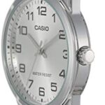 Casio #MTP-V001D-7B Men’s Standard Stainless Steel Easy Reader Silver Dial Watch
