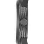 Diesel Men’s 46mm Rasp Quartz Stainless Steel and Silicone Three-Hand Watch, Color: Black (Model: DZ1807)