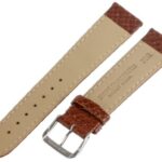 Hadley-Roma Men’s 20mm Leather Watch Strap, Color:Beige (Model: MSM843RR-200)