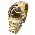 Invicta Men’s Specialty Quartz Watch with Stainless Steel Strap, Gold, 22 (Model: 38602)
