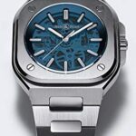 Bell & Ross BR 05 Limited Edition Blue Skeleton Automatic Men’s Watch BR05A-BLU-SKST/SST