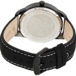 Akribos XXIV Black and Red Designer Men’s Watch – Casual Canvas Strap Fashion Wristwatch with Chronograph Dial – AK938RD