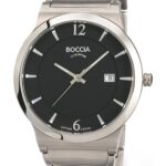 Boccia Men’s Quartz Watch Superslim 3565-02 with Metal Strap