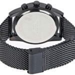 Akribos XXIV Swiss Chronograph Quartz Watch – Round Radiant Sunburst Dial – Stainless Steel Mesh Strap – Omni Men’s Dress Watch – AK813