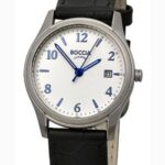 3562-01 Mens Boccia Titanium Watch, White Dial