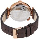 Akribos XXIV Men’s Dual Time Watch – Engraved Sunburst Guilloche Dial On Embossed Crocodile Pattern Leather Strap – AK796