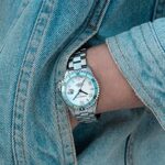 Momentum Watches Mini II [30mm] – White Full Lume – Sapphire – Aqua – Stainless Steel
