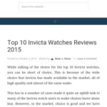 Invicta watches reviews