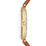 Kate Spade New York Women’s Holland Quartz Stainless Steel and Leather Watch, Color: Gold, Brown (Model: KSW1156)