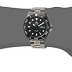 Orient Men’s Swiss Automatic Watch with Stainless-Steel Strap, Black, 21 (Model: FAA02003B9), IP Coated Black