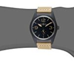 Bell & Ross Men’s BR123-HERITAGE Vintage Stainless Steel Watch with Brown Strap