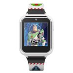 Accutime Kids Disney Toy Story Buzz Lightyear White Educational Learning Touchscreen Smart Watch Toy for Boys, Girls, Toddlers – Selfie Cam, Learning Games, Calculator, Pedometer (Model: TYM4103AZ)