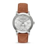 Burberry Men’s Chronograph The City Brown Leather Strap Timepiece 42mm BU9904