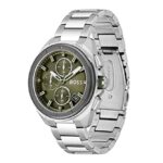 BOSS Volane Men’s Chronograph Stainless Steel and Link Bracelet Watch, Color:Silver (Model: 1513951)