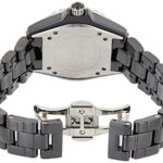 Akribos XXIV Women’s AK544BK Ceramic Multi-Function Bracelet Watch