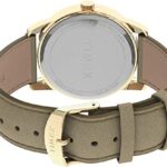 Timex Women’s Easy Reader 38mm Watch – Gold-Tone Case Cream Dial with Light Gold-Tone Leather Strap