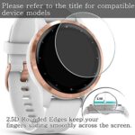 [3 Pack] Puccy Tempered Glass Screen Protector Compatible with Adee Kaye AK8224-LRGB Film Protectors Anti Scratch Bubble Free for Smartwatch