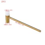 Mewutal Double Head Small Hammer, 2 Tuning Hammers, Mini Hammer for Watches, Double Sided Jewelry Hammer – Gold
