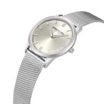 Kenneth Cole New York Men’s 43mm Modern Classic Slim Watch, Silver (Model: KCWGG2221503)