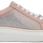 Juicy Couture Dorothy Women Lace Up Fashion Sneaker Casual Shoes Dorothy Blush 8.5