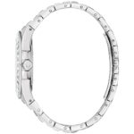 Bulova Ladies Crystal Phantom Silver Stainless Steel Quartz Watch, Blue Dial Style: 96L290