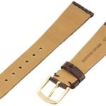 Hadley-Roma Men’s MSM700SB-180 18mm Short Brown Genuine Lizard Leather Watch Strap