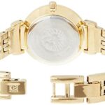 Anne Klein Women’s AK/2158GYGB Gold-Tone Bracelet Watch