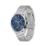 BOSS Men’s Quartz Watch with Stainless Steel Strap, Silver, 22 (Model: 1513818)