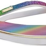 Juicy Couture Flip Flops for Women – Thong Sandals For Women – Womens Open toe Slip-on Sandal with Glitter Rhinestone Accents on strap – Scope Rainbow-7
