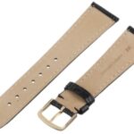 Hadley-Roma Men’s MSM701RA-170 17mm Black Genuine Lizard Leather Watch Strap
