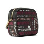 Juicy Couture Double The Love Camera Crossbody Block Logo Pink Multi One Size