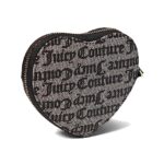 Juicy Couture Cool Collar Heart ZA Black/Beige Printed Status One Size