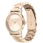 COACH 14504064 Pale Rose Gold Multi Color Glitz Dial Pale Rose Gold Stainless Steel Ladies Bracelet 36mm Grand Watch