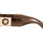 Versace VE 4405 533213 Brown Plastic Rectangle Sunglasses Brown Gradient Lens