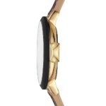 Kate Spade New York Women’s Park Row Black and Gold Leopard Silicone Band Watch (Model: KSW1485)