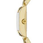 Kate Spade New York Women’s Brookville Three-Hand Gold-Tone Stainless Steel Bracelet Watch (Model: KSW1708)